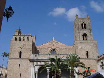 Кафедральный собор в городе Монреале. Сицилия. Италия